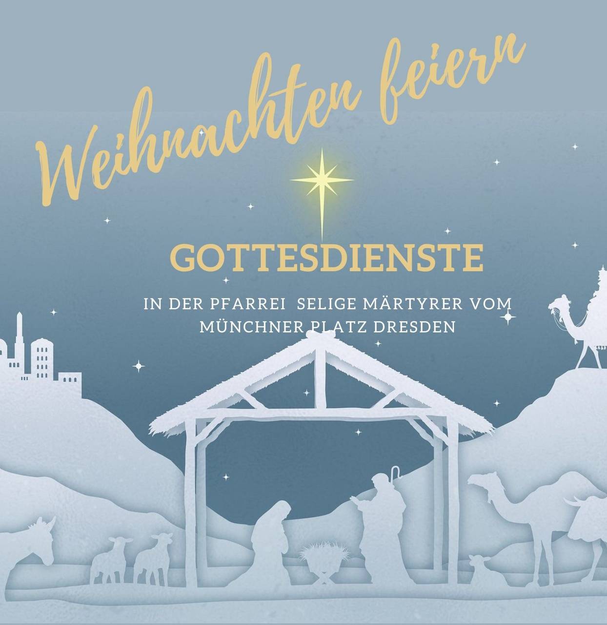 m_white and gold bethlehem church invitation-1 | Kath. Pfarrei Selige Märtyrer vom Münchner Platz - Aktuelles St. Antonius - Weihnachten in der Pfarrei